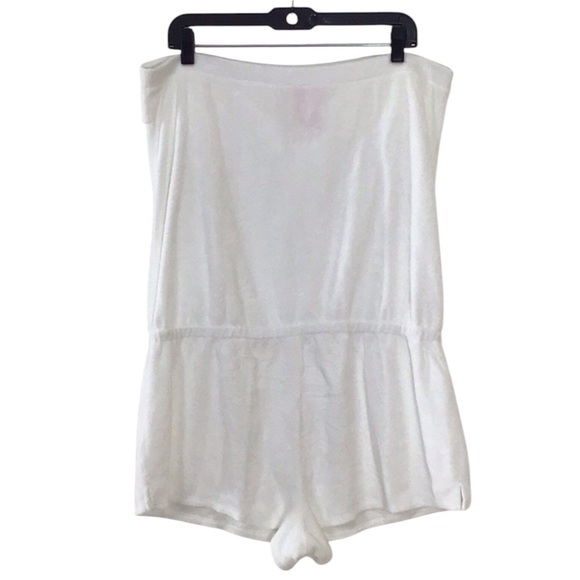 Jenni By Jennifer Moore White Terry Romper Size Large NEW - Picture 3 of 3